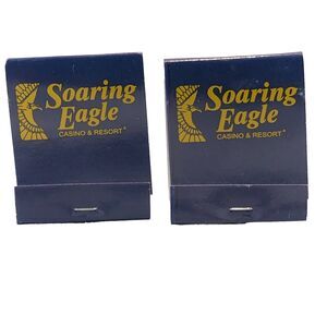 Vintage Matchbook Soaring Eagle Casino & Resort Mt. Pleasant MI Matches